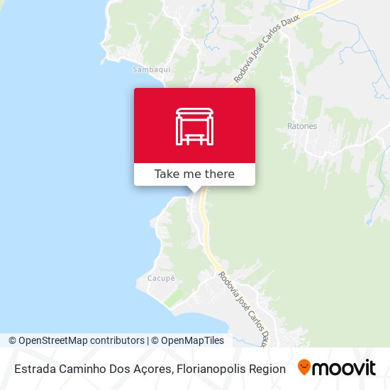 Estrada Caminho Dos Açores map