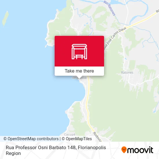 Rua Professor Osni Barbato 148 map