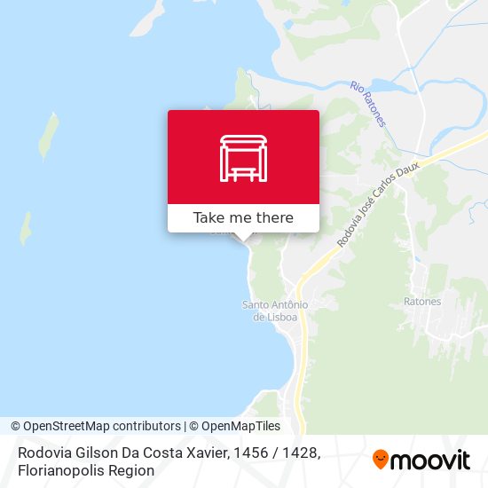 Rodovia Gilson Da Costa Xavier, 1456 / 1428 map