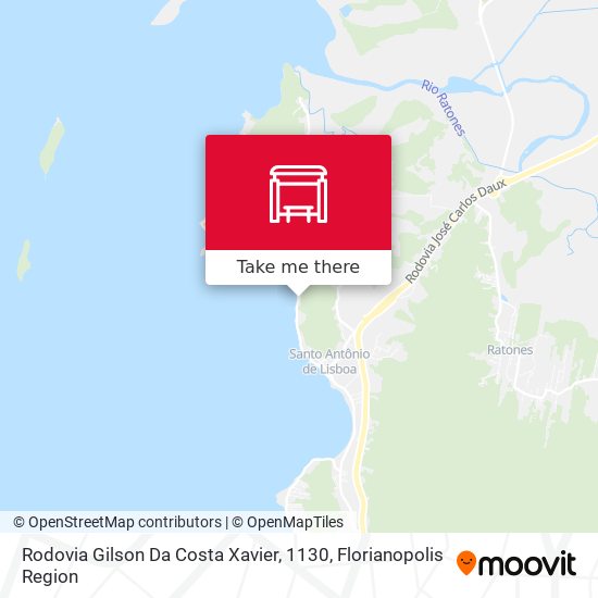 Rodovia Gilson Da Costa Xavier, 1130 map