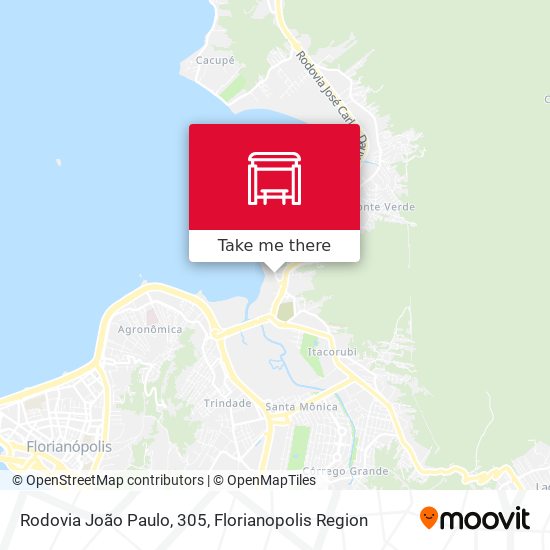 Rodovia João Paulo, 305 map