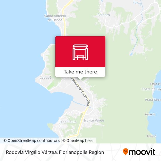 Rodovia Virgílio Várzea map