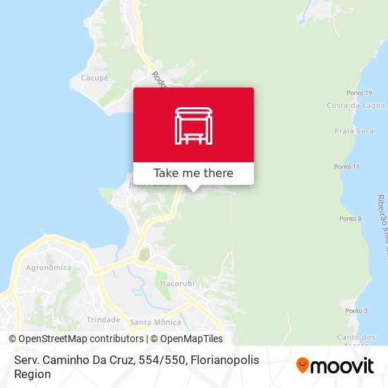 Serv. Caminho Da Cruz, 554/550 map