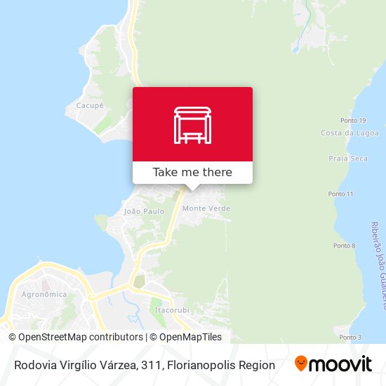 Rodovia Virgílio Várzea, 311 map