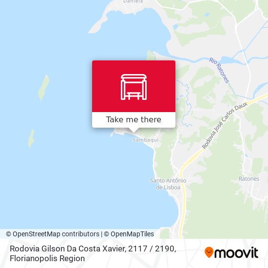 Rodovia Gilson Da Costa Xavier, 2117 / 2190 map
