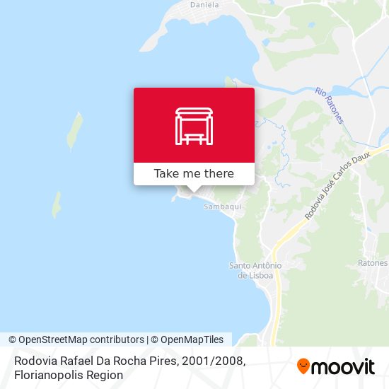 Rodovia Rafael Da Rocha Pires, 2001 / 2008 map