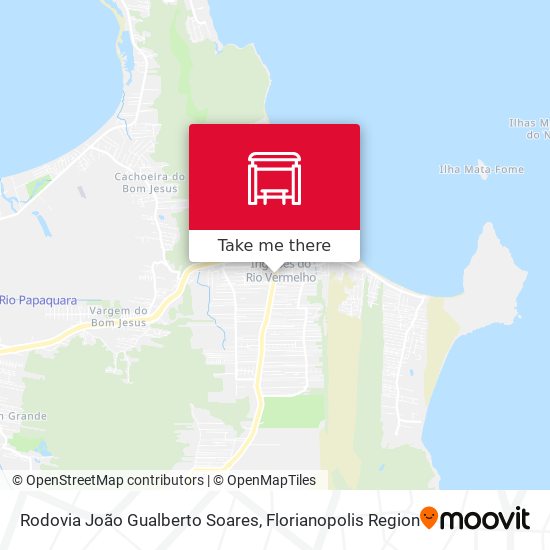 Rodovia João Gualberto Soares map