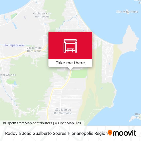 Rodovia João Gualberto Soares map
