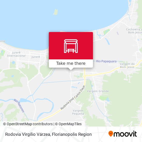 Mapa Rodovia Virgílio Várzea