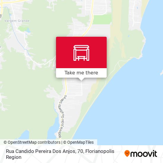 Mapa Rua Candido Pereira Dos Anjos, 70