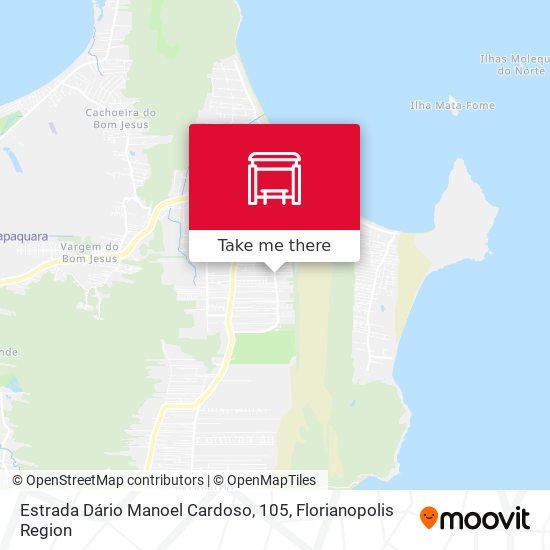 Estrada Dário Manoel Cardoso, 105 map