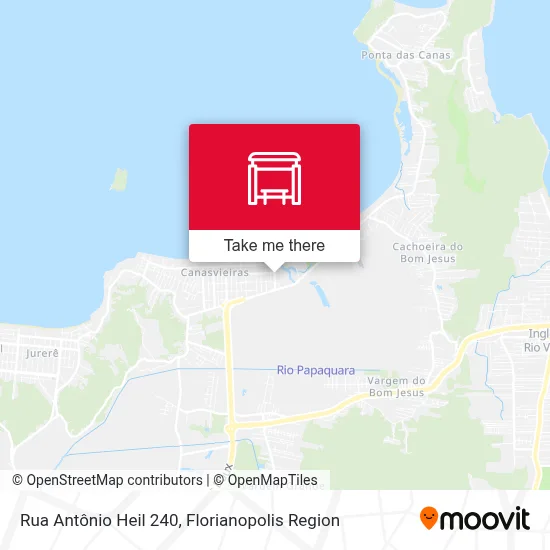 Rua Antônio Heil 240 map