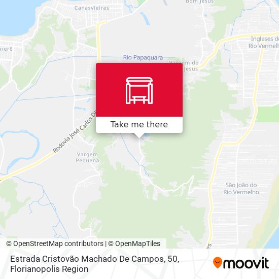 Estrada Cristovão Machado De Campos, 50 map