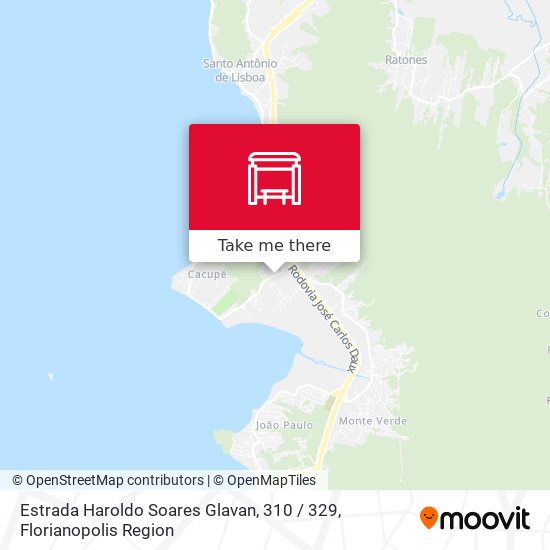 Estrada Haroldo Soares Glavan, 310 / 329 map