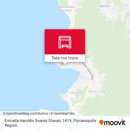 Estrada Haroldo Soares Glavan, 1419 map