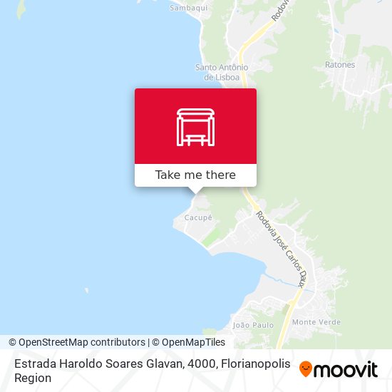 Estrada Haroldo Soares Glavan, 4000 map