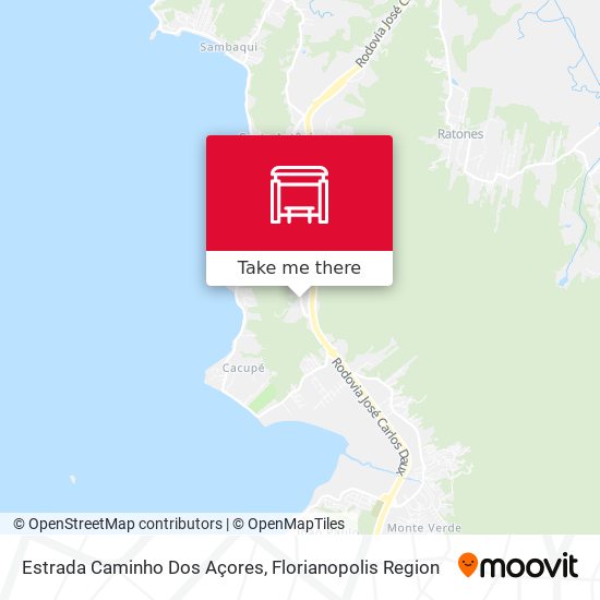 Estrada Caminho Dos Açores map