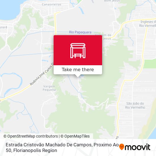 Estrada Cristovão Machado De Campos, Proximo Ao 50 map