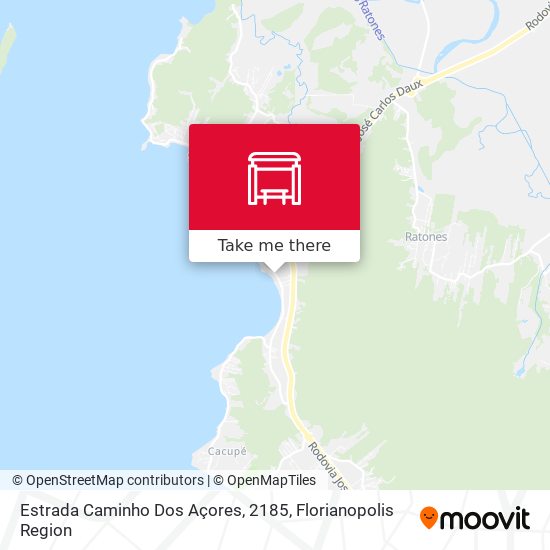 Estrada Caminho Dos Açores, 2185 map