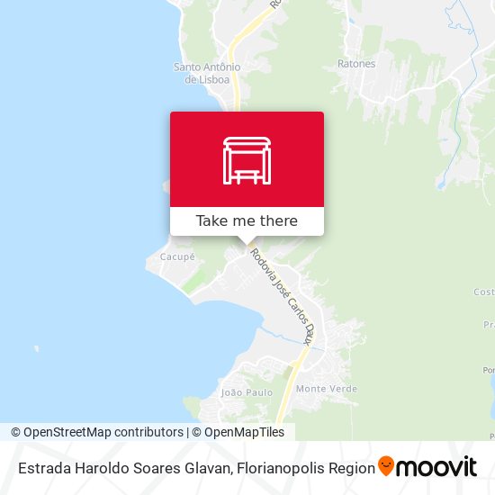 Estrada Haroldo Soares Glavan map