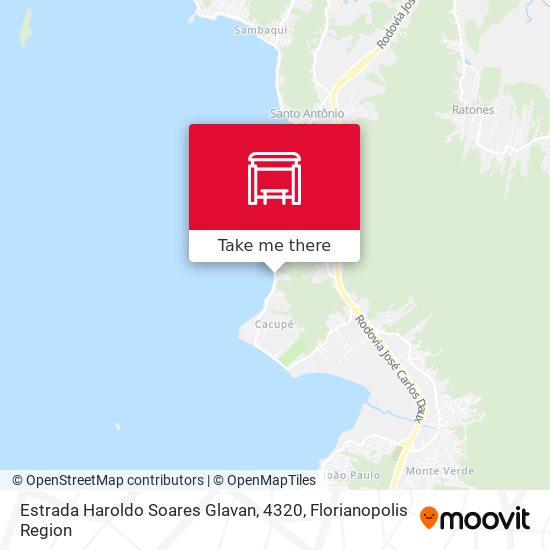 Estrada Haroldo Soares Glavan, 4320 map