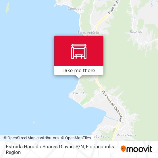 Estrada Haroldo Soares Glavan, S / N map