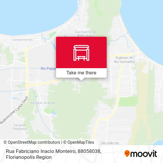 Rua Fabriciano Inacio Monteiro, 88058038 map