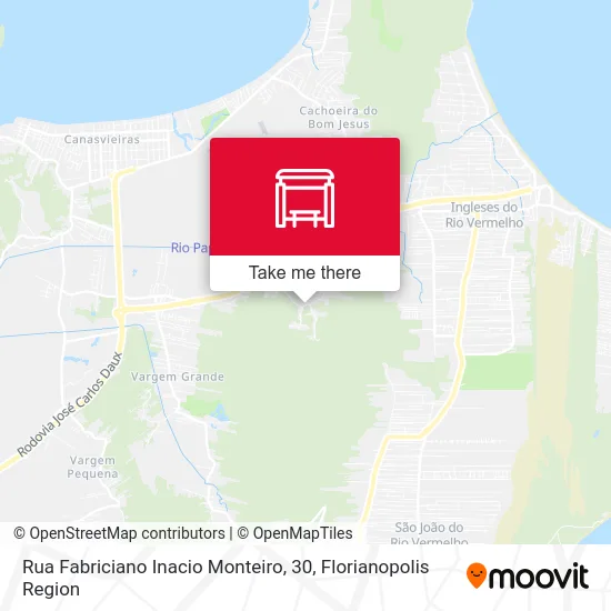 Rua Fabriciano Inacio Monteiro, 30 map