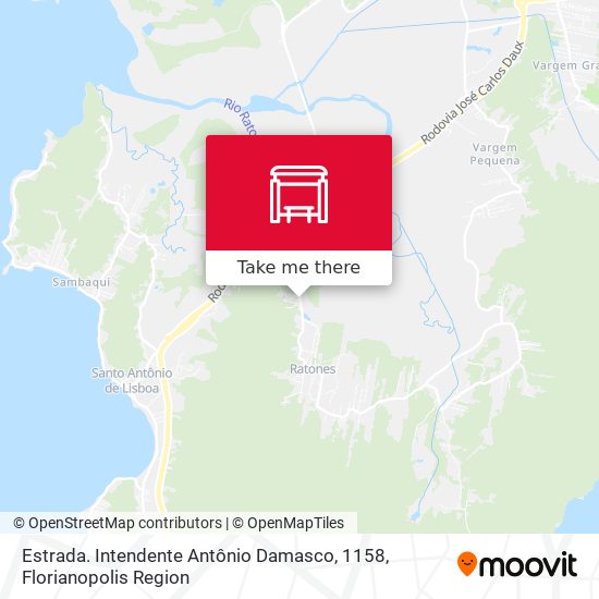 Estrada. Intendente Antônio Damasco, 1158 map