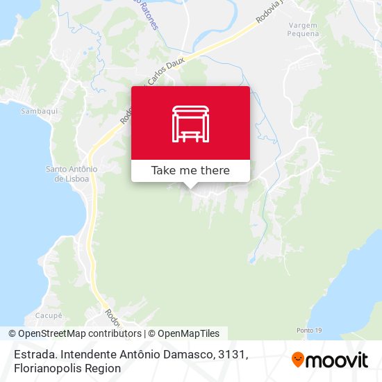 Estrada. Intendente Antônio Damasco, 3131 map