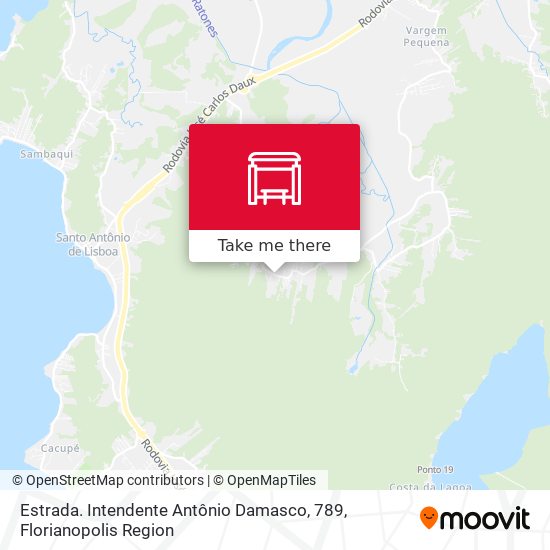 Estrada. Intendente Antônio Damasco, 789 map