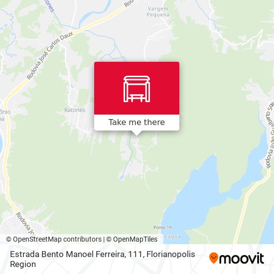 Estrada Bento Manoel Ferreira, 111 map