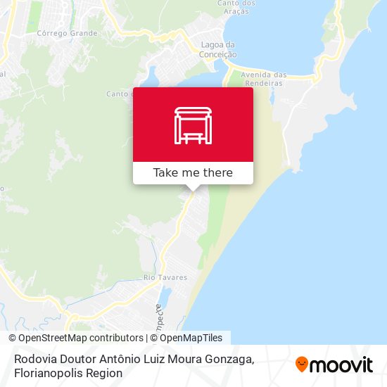 Rodovia Doutor Antônio Luiz Moura Gonzaga map