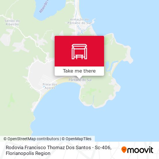 Rodovia Francisco Thomaz Dos Santos - Sc-406 map