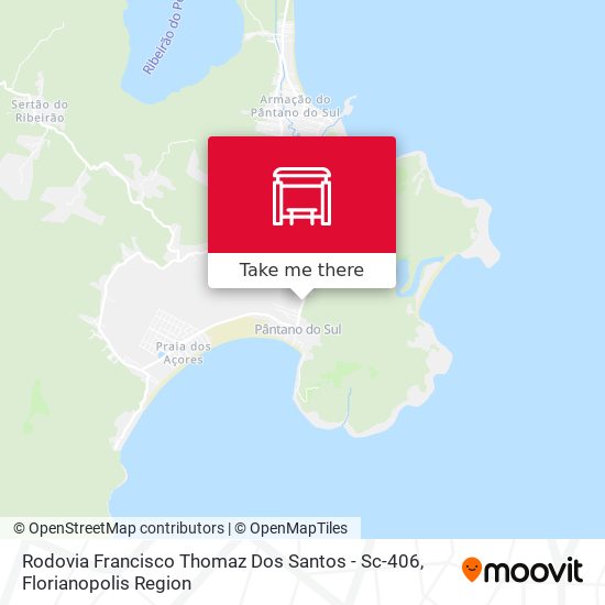 Rodovia Francisco Thomaz Dos Santos - Sc-406 map
