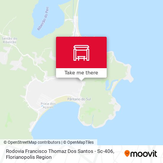 Rodovia Francisco Thomaz Dos Santos - Sc-406 map
