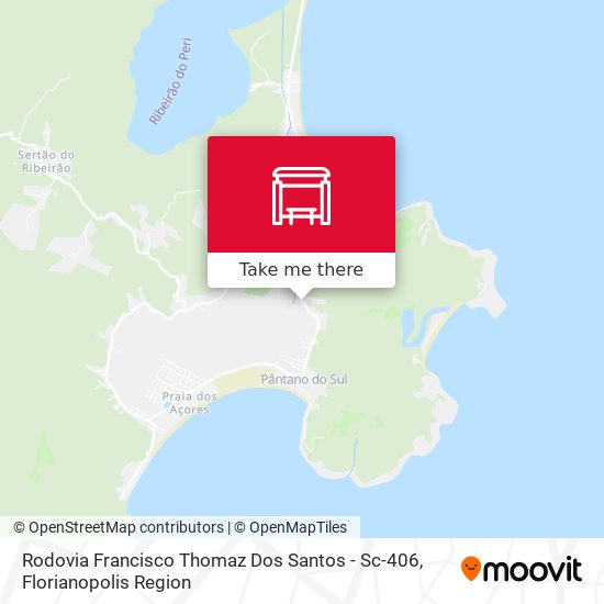 Rodovia Francisco Thomaz Dos Santos - Sc-406 map