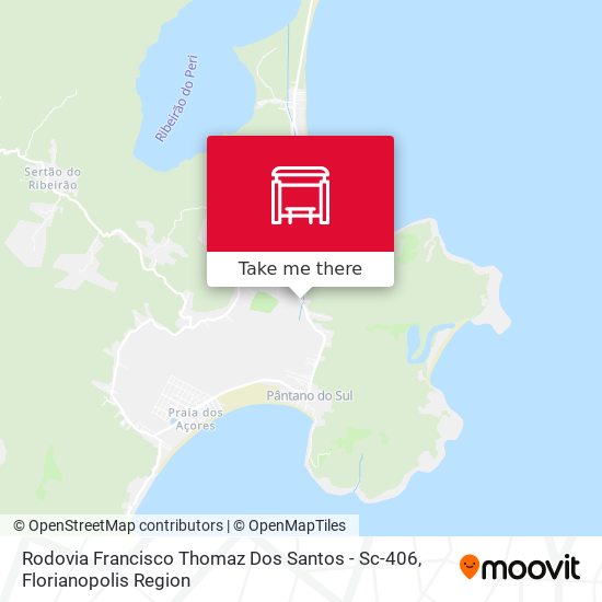 Rodovia Francisco Thomaz Dos Santos - Sc-406 map