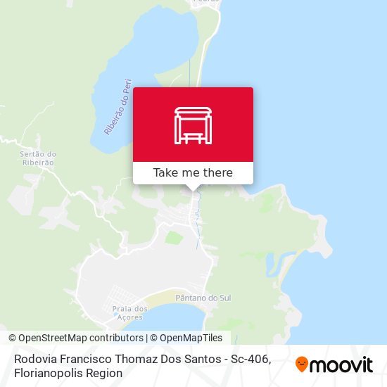 Rodovia Francisco Thomaz Dos Santos - Sc-406 map