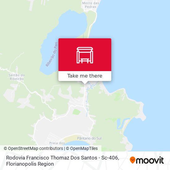 Rodovia Francisco Thomaz Dos Santos - Sc-406 map