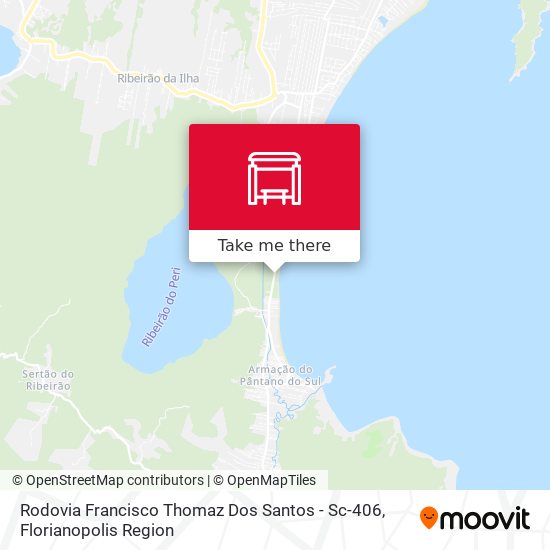 Rodovia Francisco Thomaz Dos Santos - Sc-406 map