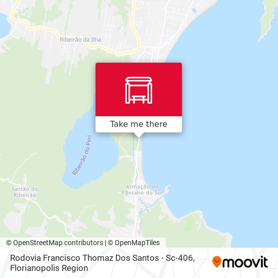 Rodovia Francisco Thomaz Dos Santos - Sc-406 map