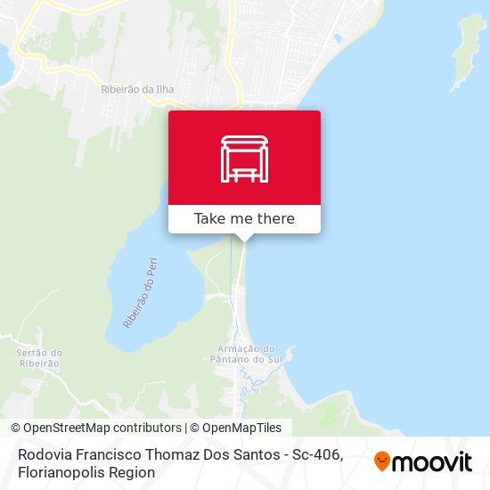 Rodovia Francisco Thomaz Dos Santos - Sc-406 map