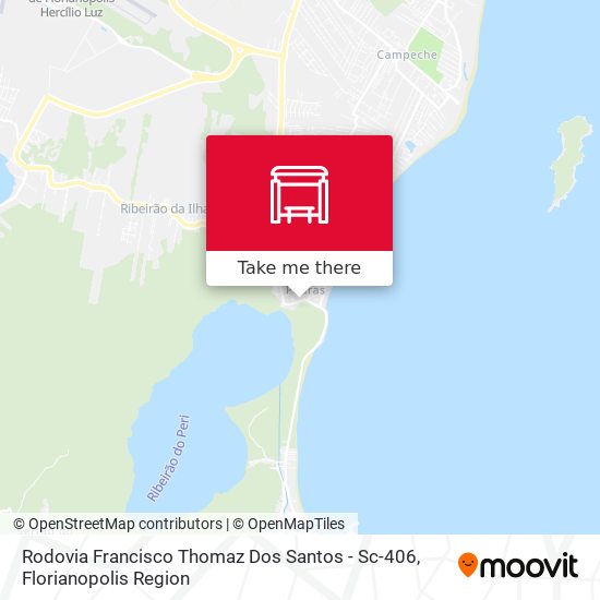 Rodovia Francisco Thomaz Dos Santos - Sc-406 map