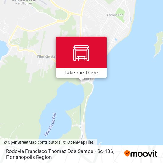 Rodovia Francisco Thomaz Dos Santos - Sc-406 map