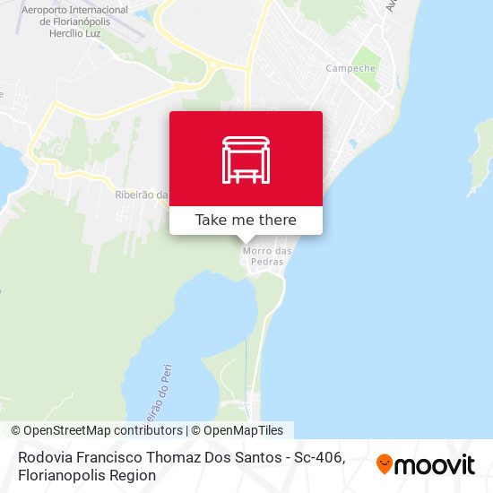 Rodovia Francisco Thomaz Dos Santos - Sc-406 map