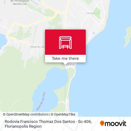 Rodovia Francisco Thomaz Dos Santos - Sc-406 map