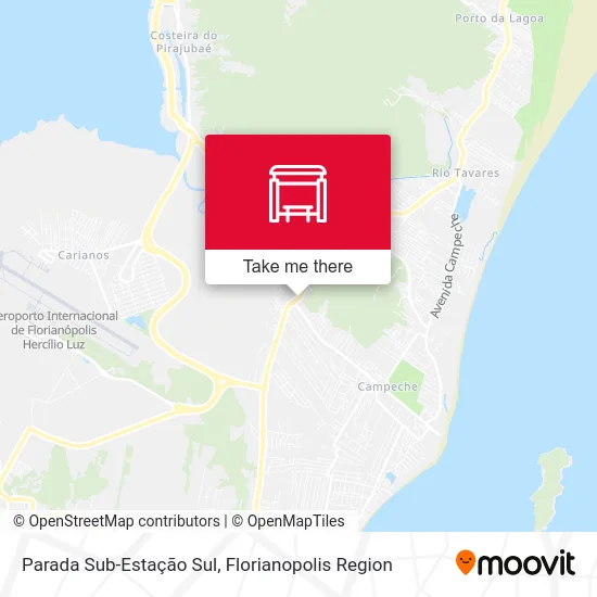 Parada Sub-Estação Sul map