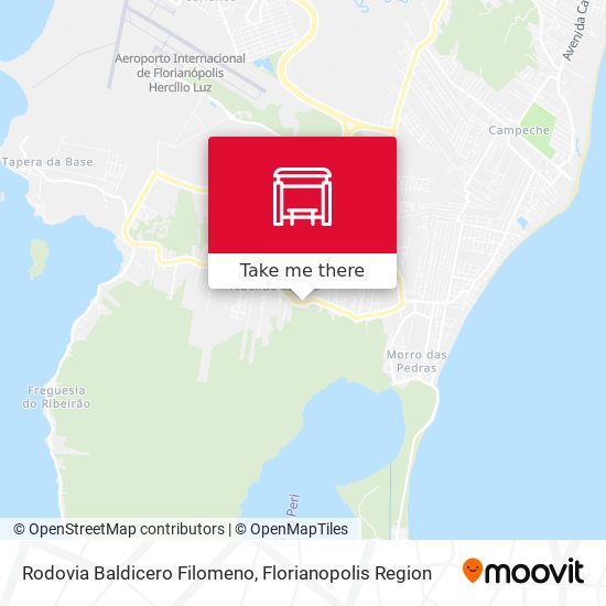 Rodovia Baldicero Filomeno map