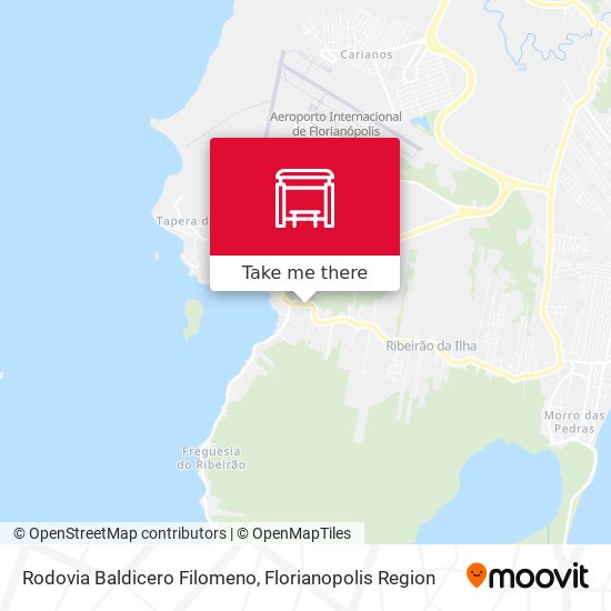 Rodovia Baldicero Filomeno map